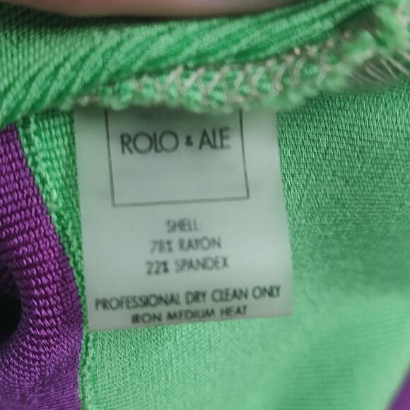 Rolo Ale Sheath Dress Striped Colorful Medium - Picture 11 of 11